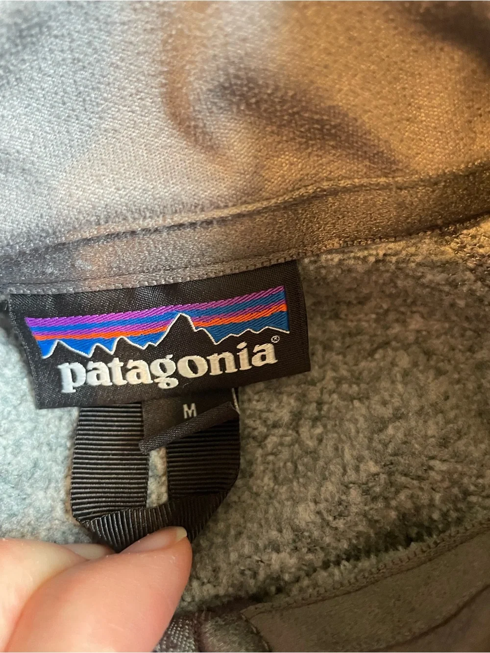 Patagonia Men’s Better Sweater Quarter-Zip Fleece Pullover Heather Gray Medium
